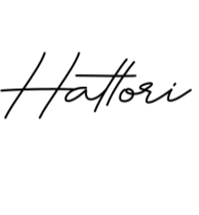 Hattori Font Preview