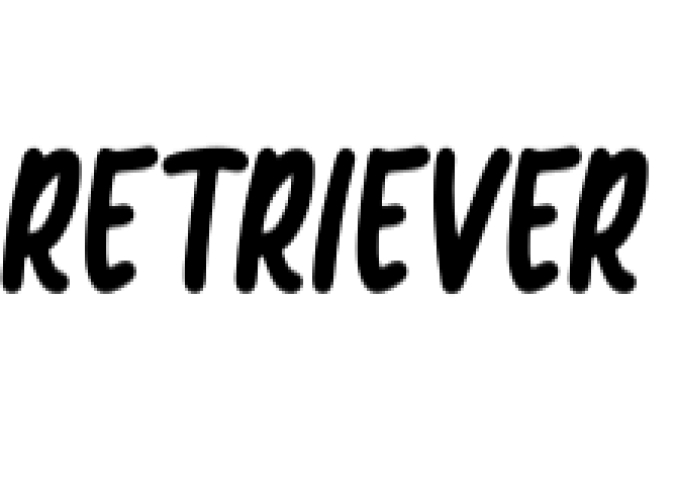 Retriever Font Preview