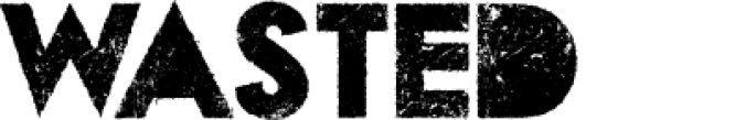 WASTED Font Preview