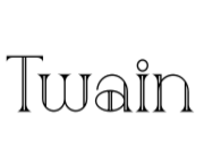Twain Font Preview