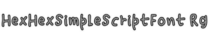 Hex Hex Font Preview