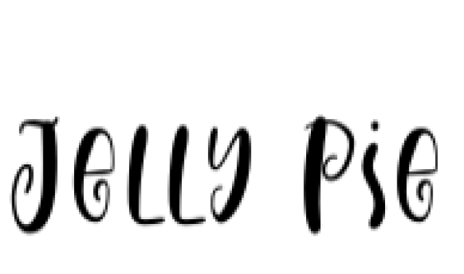 Jelly Pie Font Preview