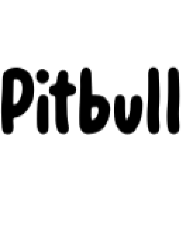 Pitbull Font Preview