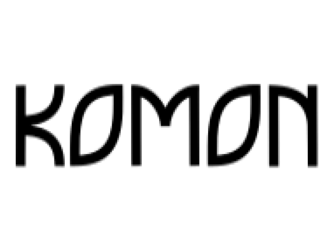 Komon Font Preview