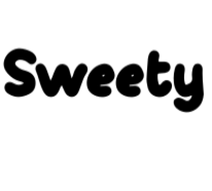 Sweety Font Preview