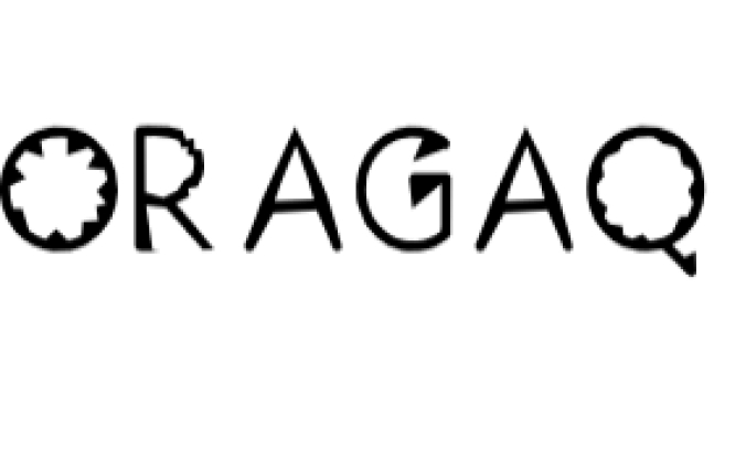 Oragaq Font Preview