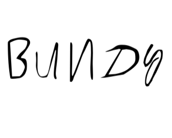 Bundy Font Preview