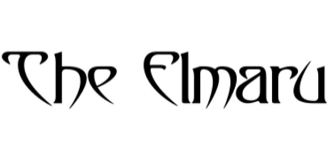 The Elmaru Font Preview