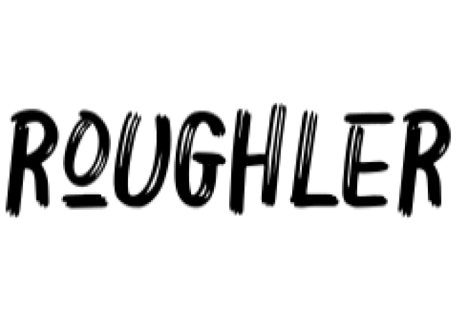 Roughler Font Preview