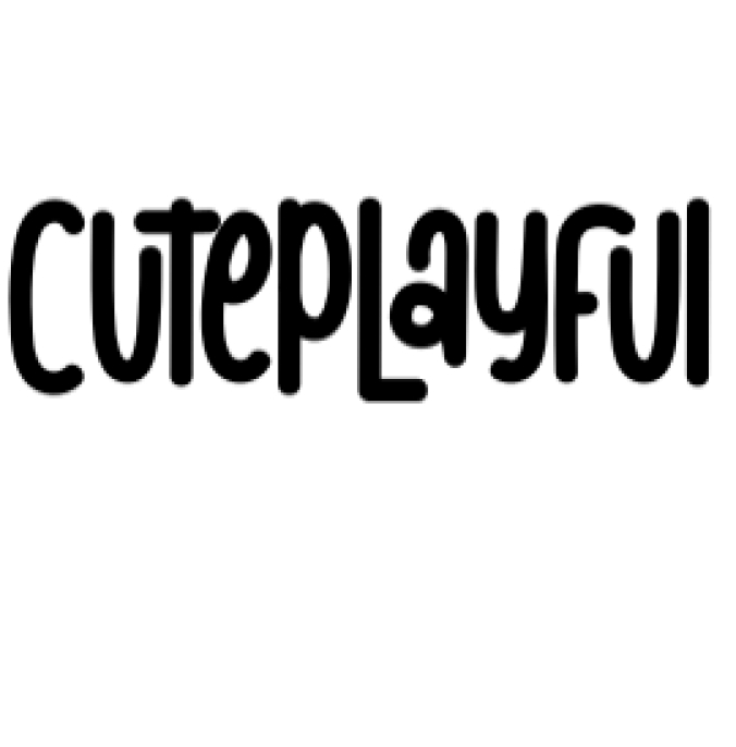 Cute Playful Font Preview