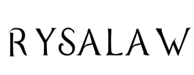Rysalaw Font Preview