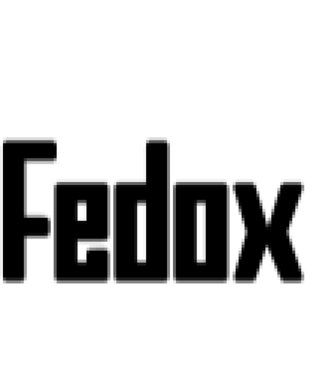 Fedox Font Preview
