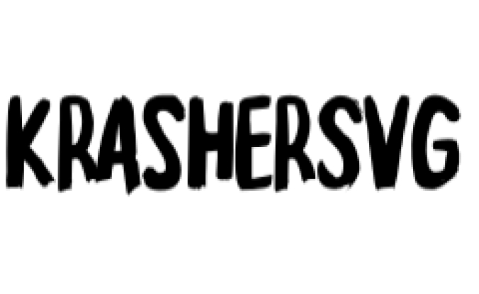 Krasher Font Preview