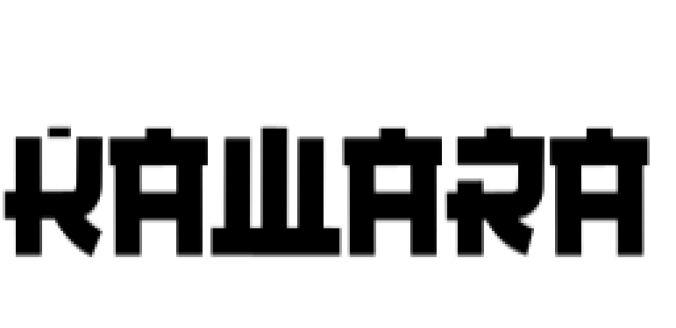 Kawara Font Preview