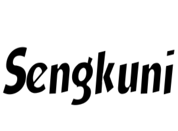 Sengkuni Font Preview