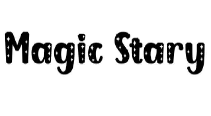 Magic Stary Font Preview