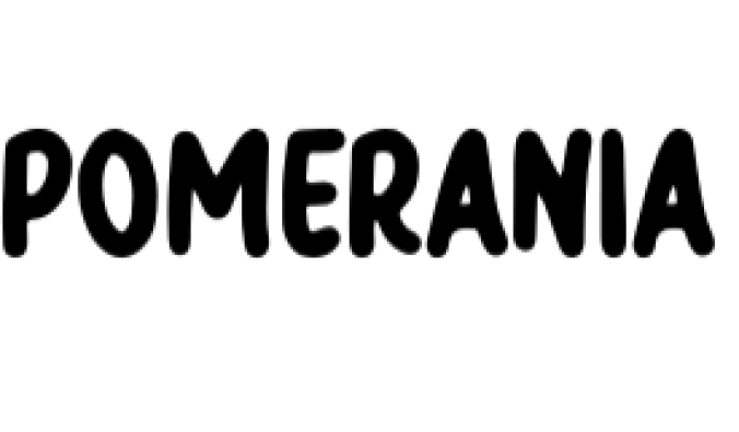 Pomerania Font Preview