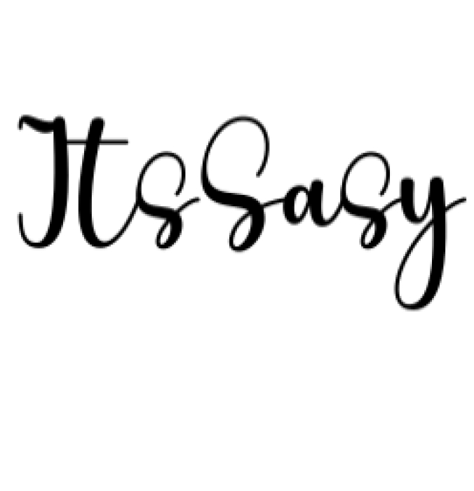It's Sassy Font Preview