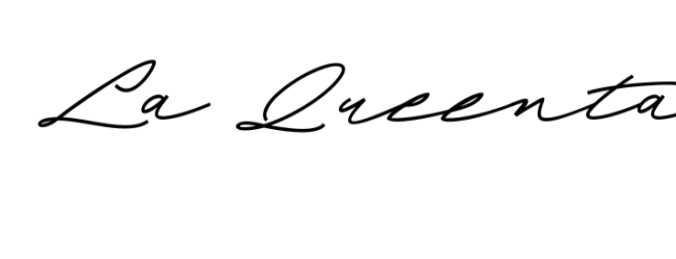 La Queenta Font Preview