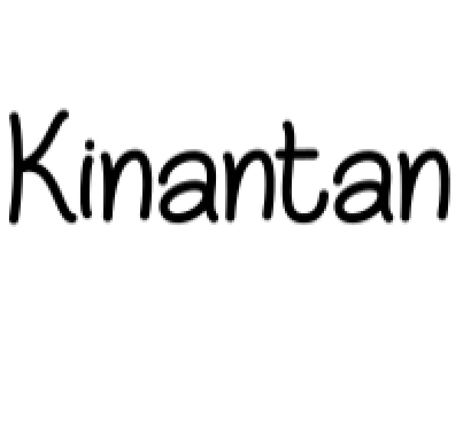 Kinantan Font Preview