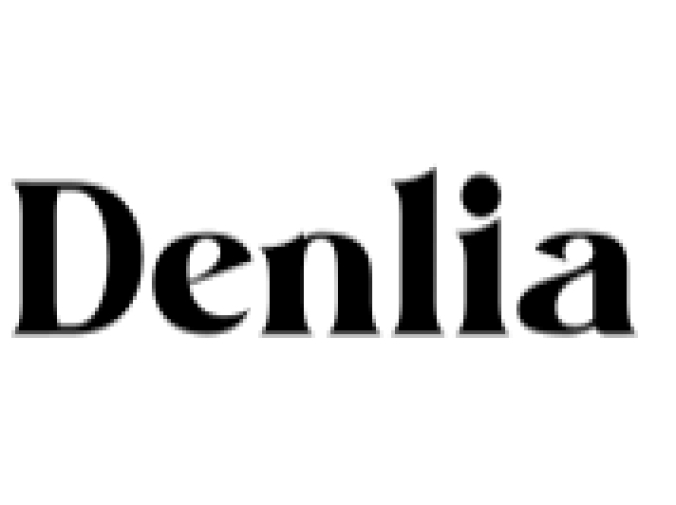 Denlia Font Preview