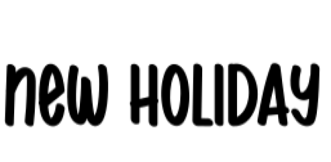 New Holiday Font Preview