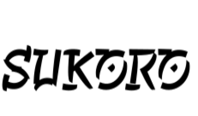 Sukoro Font Preview