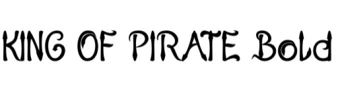 King of Pirates Font Preview