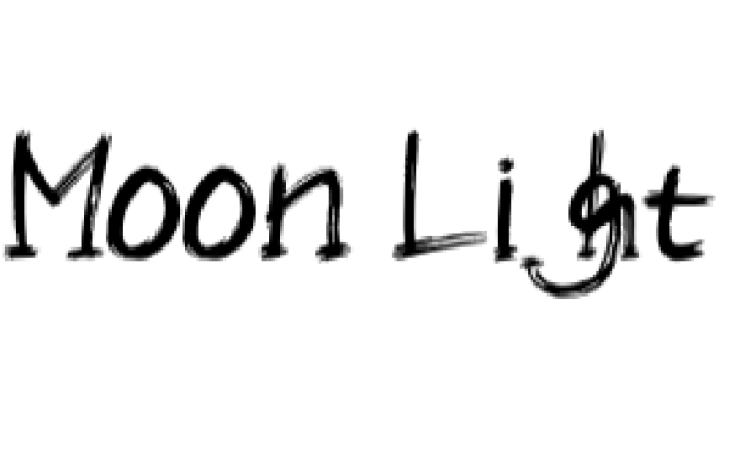 Flying to the Moon Font Preview