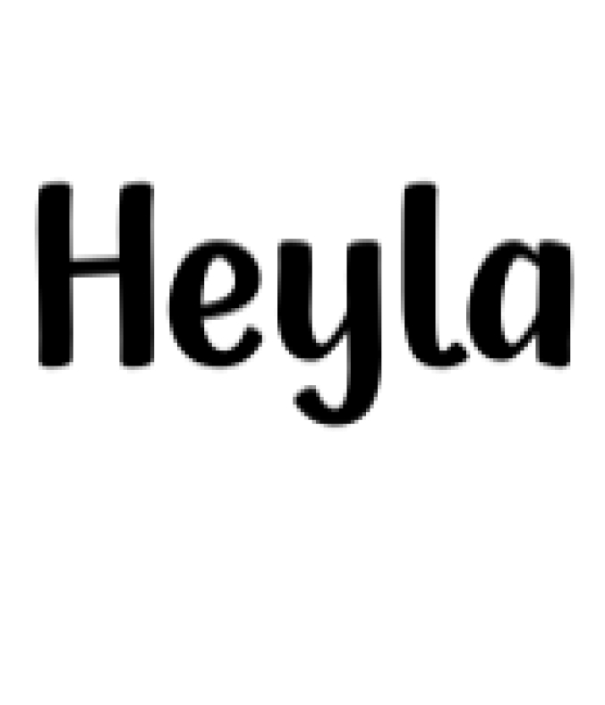 Heyla Font Preview
