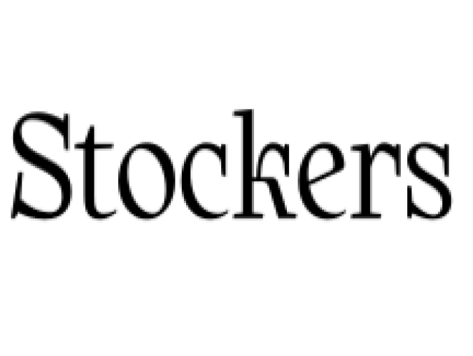 Stockers Font Preview