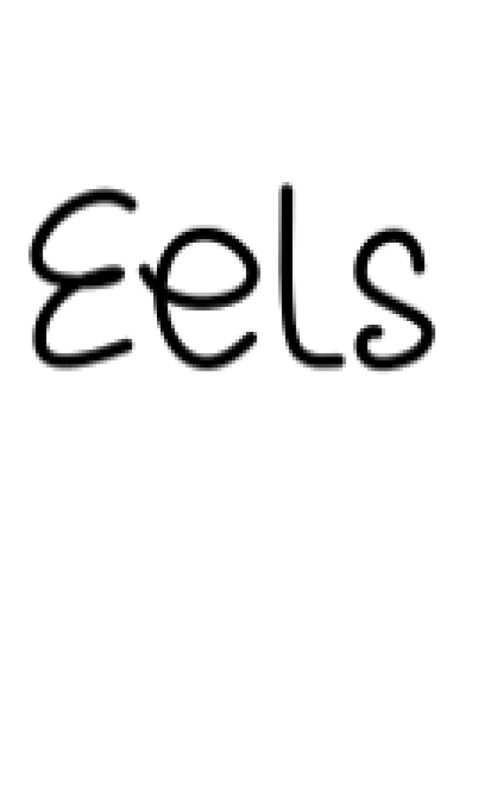 Eels Font Preview