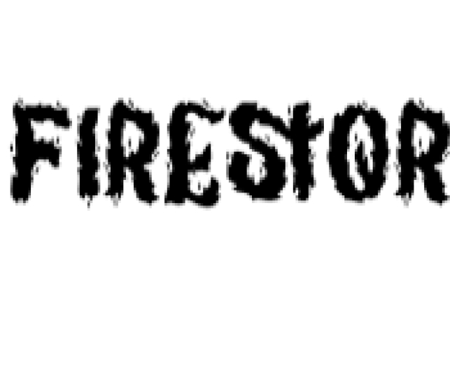 Firestor Font Preview