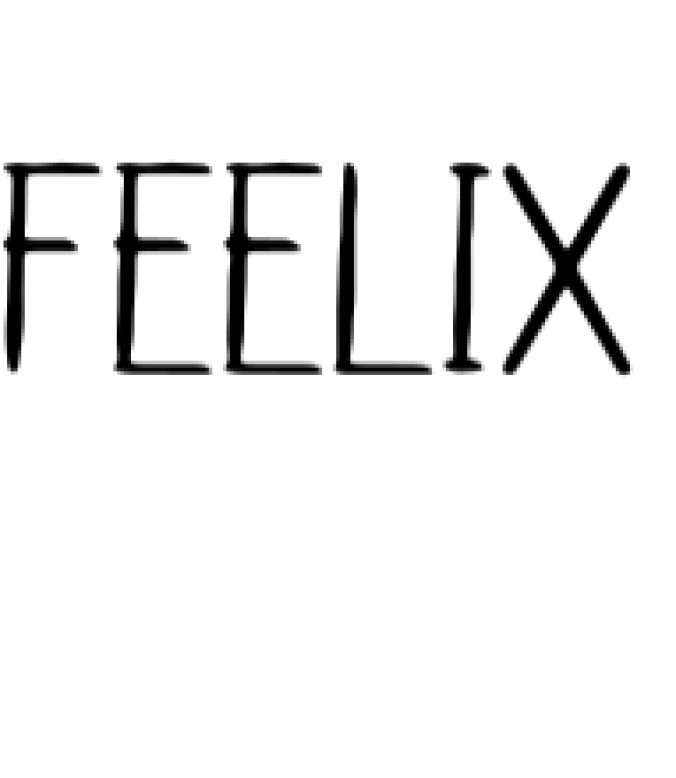 Feelix Font Preview