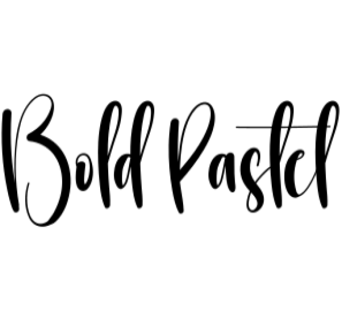 Bold Pastel Font Preview