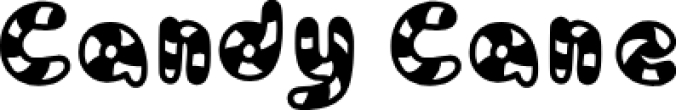 Candy Cane Font Preview