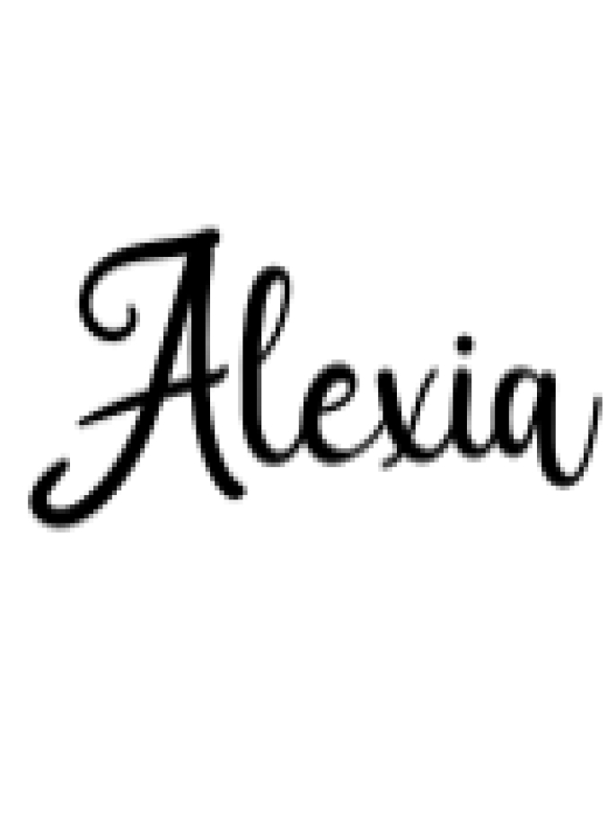 Alexia Font Preview