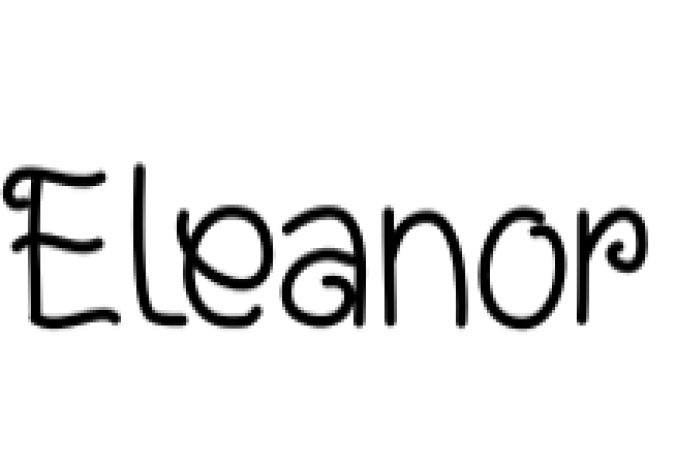 Eleanor Font Preview