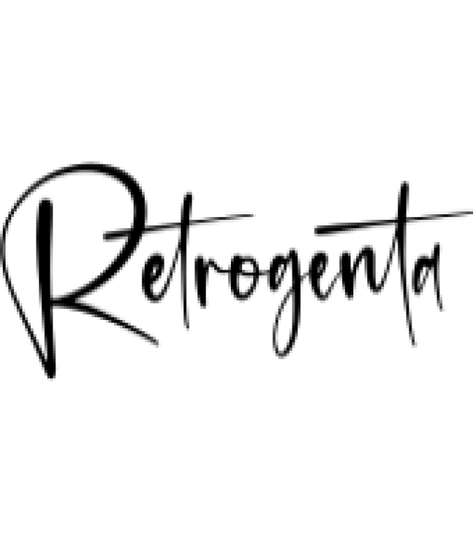 Retrogenta Font Preview