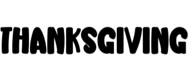Thanksgiving Font Preview