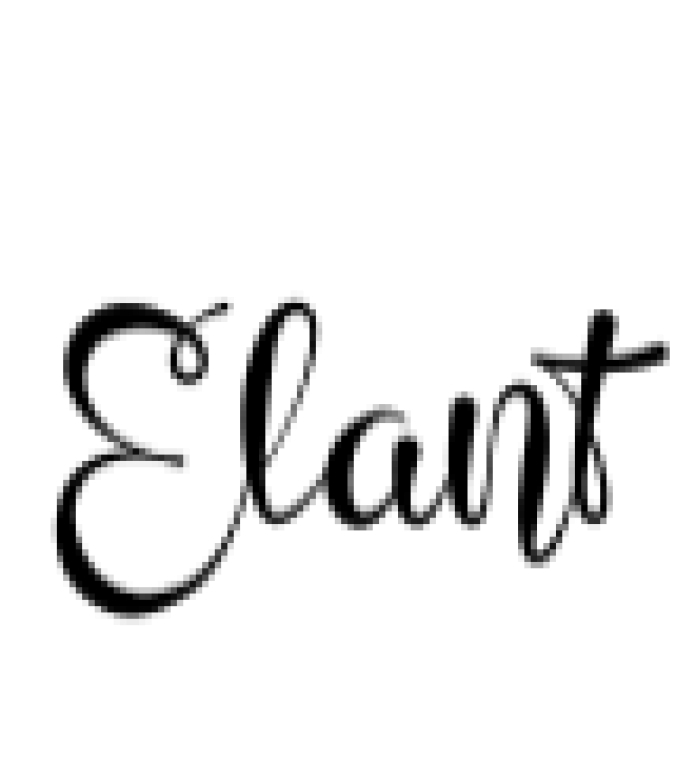 Elant Font Preview