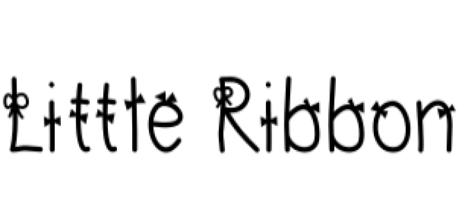 Little Ribbon Font Preview