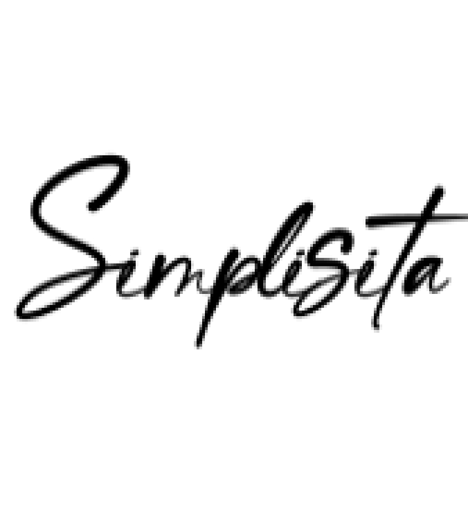 Simplisita Font Preview