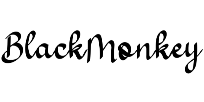Black Monkey Font Preview