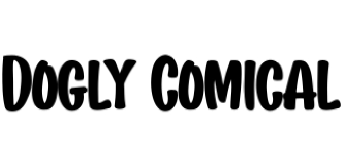 Dogly Comika Font Preview