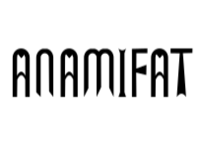 Anamifat Font Preview