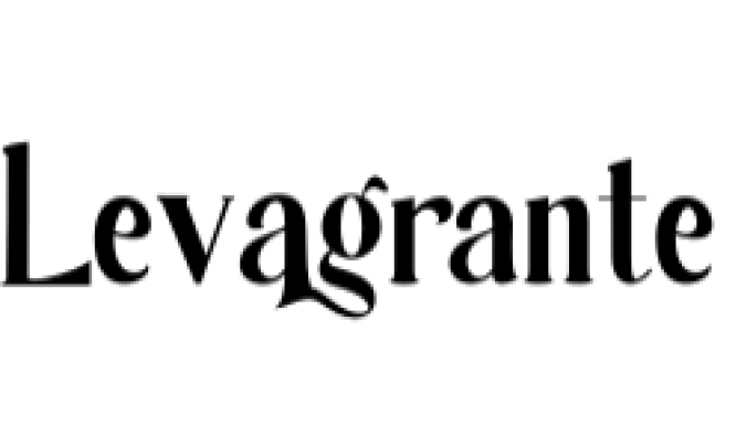 Levagrante Font Preview