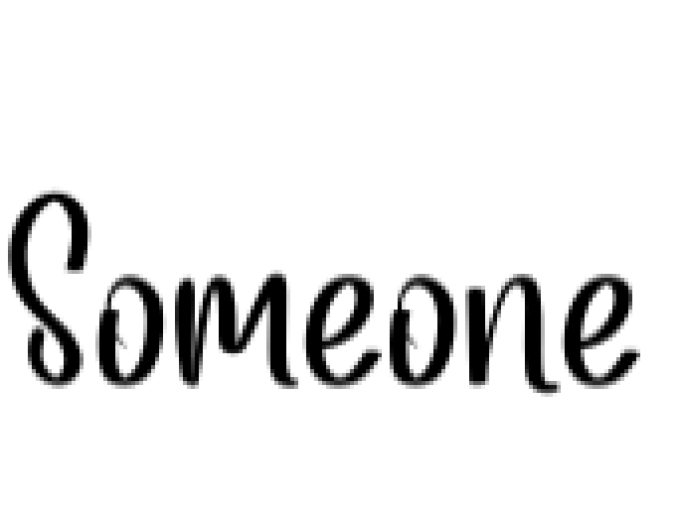 Someone Font Preview