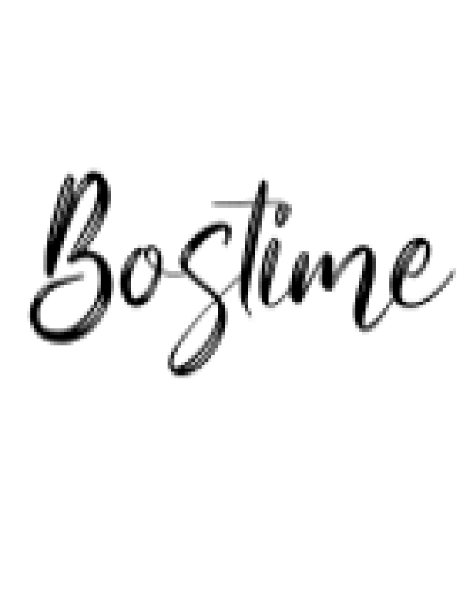 Bostime Font Preview