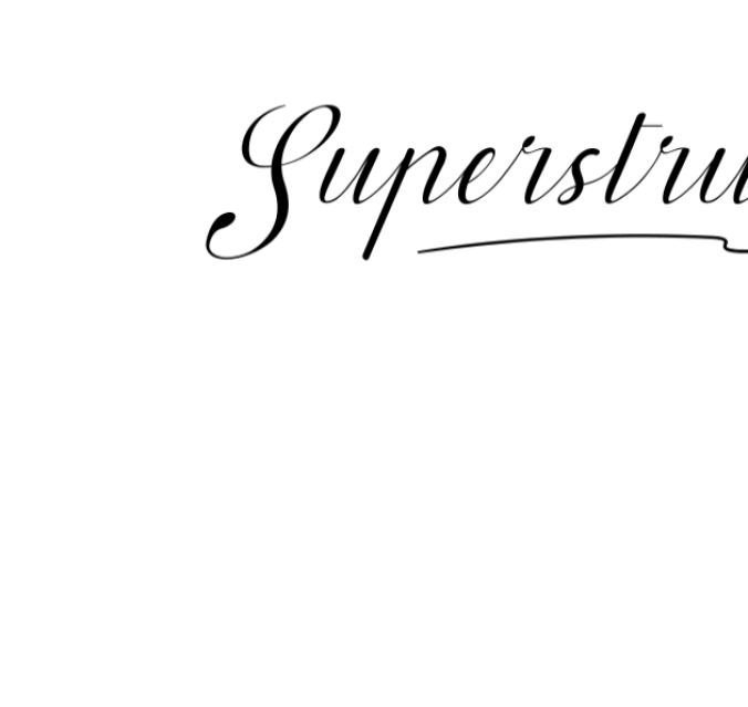 Superstructural Font Preview